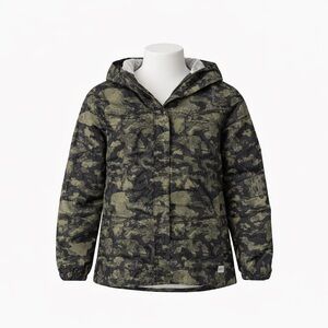 Size 14‎ MEC Youth Camo Rain Jacket Waterproof Hooded Shell Lightweight